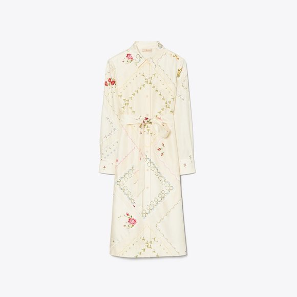 Tory Burch White Floral Dress - Picture 2 of 2
